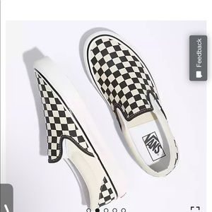 Vans Checkerboard slip on sneakers